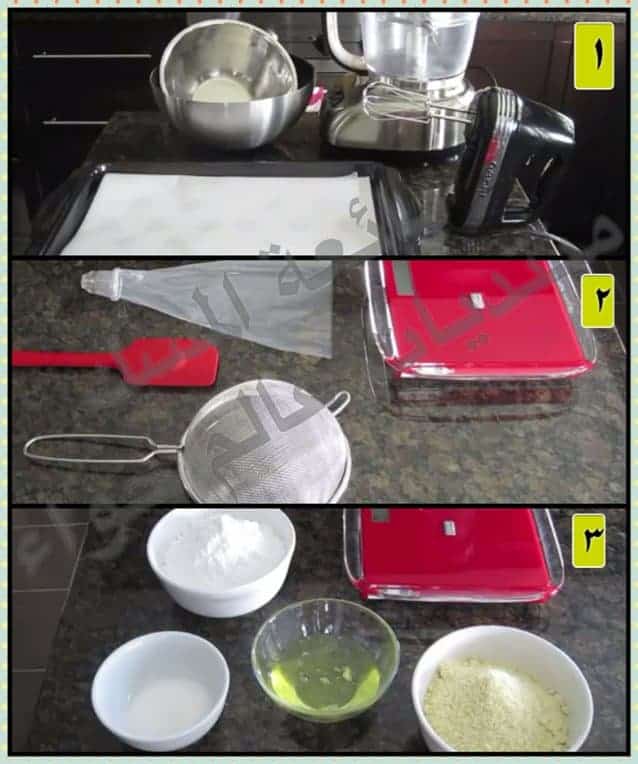 ادوات صناعة حلوى الماكرون