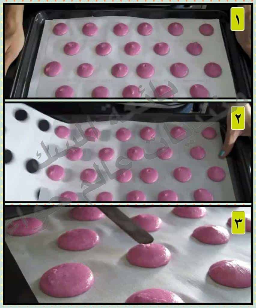 تشكيل حلوى الماكرون
