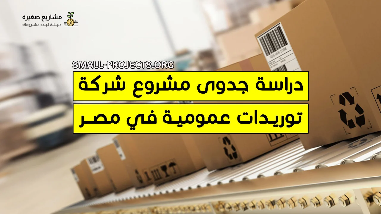 دراسة جدوى شركة توريدات عمومية مصر بأرباح كبيرة - مشاريع صغيرة